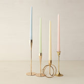 12" 4pc Unsented Taper Candles Colored Long Stick Candle  Smokeless Home Nordic Decor Wedding Centerpiece Birthday Candle